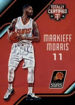 2015-16 Panini Totally Certified - Mirror Red #43 Markieff Morris Front