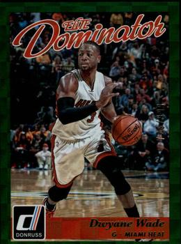 2015-16 Donruss - Elite Dominator Veterans #16 Dwyane Wade Front