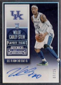 2015 Panini Contenders Draft Picks - College Playoff Ticket #150a Willie Cauley-Stein Front