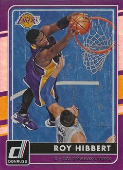 2015-16 Donruss - Holofoil #92 Roy Hibbert Front