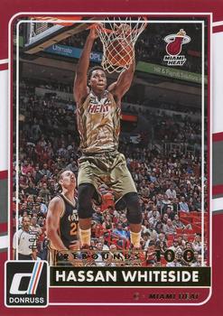 2015-16 Donruss - Statline Rebounds #157 Hassan Whiteside Front