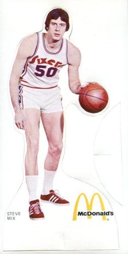 1975-76 McDonald's Philadelphia 76ers Standups #NNO Steve Mix Front