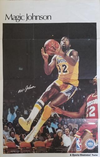 1987 Quaker Sports Illustrated Mini Posters #3 Magic Johnson Front