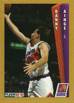 1992-93 Fleer NBA Red-Hot Stars Golden Magazine Perforated #NNO Danny Ainge Front