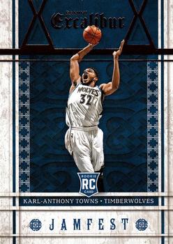 2015-16 Panini Excalibur - Jamfest #18 Karl-Anthony Towns Front