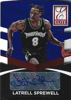 2014-15 Donruss - Elite Status Signatures Blue #52 Latrell Sprewell Front