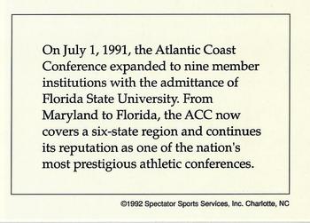 1992 ACC Tournament Champs - ACC Logos #2 ACC Logo Back