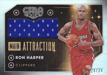 2015-16 Panini Gala - Main Attraction Memorabilia #25 Ron Harper Front