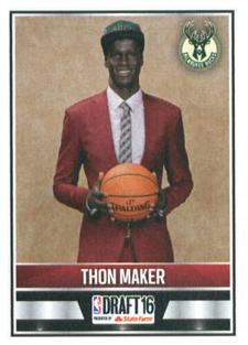 2016-17 Panini Stickers #437 Thon Maker Front