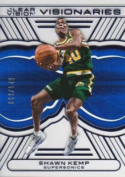 2015-16 Panini Clear Vision - Visionaries Blue #19 Shawn Kemp Front