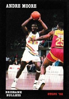 1992 Stops NBL #8 Andre Moore Front