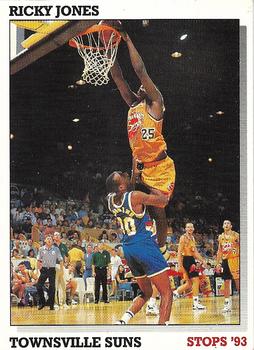 1993 Australian Stops NBL #55 Ricky Jones Front