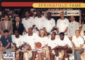 1997 Sports Time USBL #31 Springfield Fame Front