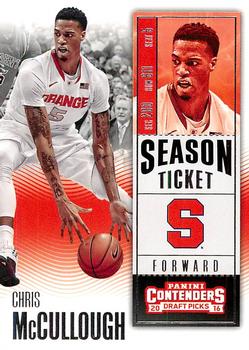 2016 Panini Contenders Draft Picks #17 Chris McCullough Front