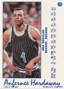 1994 Star Century #128 Anfernee Hardaway Back