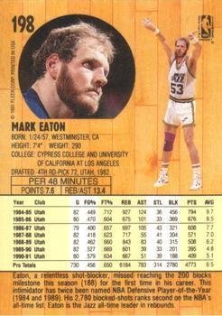 1991-92 Fleer - 3D Acrylic #198 Mark Eaton Back