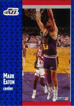 1991-92 Fleer - 3D Acrylic #198 Mark Eaton Front