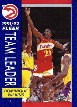 1991-92 Fleer - 3D Acrylic #372 Dominique Wilkins Front