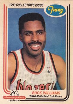 1989-90 Fleer Franz Portland Trail Blazers #11 Buck Williams Front