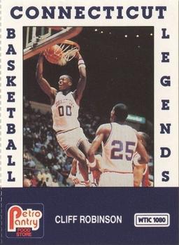 1991-92 Connecticut Huskies Legends #12 Cliff Robinson Front