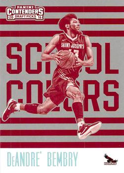 2016 Panini Contenders Draft Picks - School Colors #18 DeAndre' Bembry Front