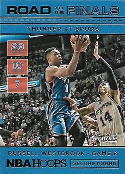 2016-17 Hoops - Road to the Finals #62 Russell Westbrook Front