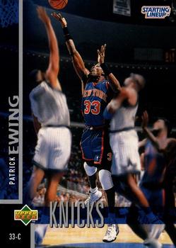 1998 Kenner/Upper Deck Starting Lineup Cards #SL30 Patrick Ewing Front