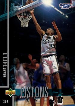 1998 Kenner/Upper Deck Starting Lineup Cards #SL33 Grant Hill Front