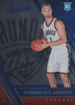 2016-17 Panini Absolute #170 Domantas Sabonis Front