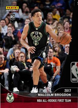 2016-17 Panini Instant NBA #412 Malcolm Brogdon Front