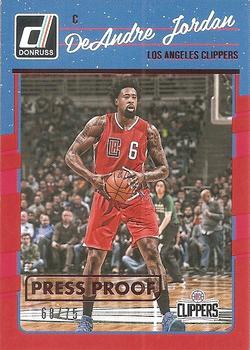 2016-17 Donruss - Press Proof Red #26 DeAndre Jordan Front