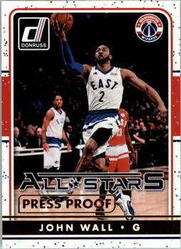 2016-17 Donruss - All-Stars Press Proof #16 John Wall Front