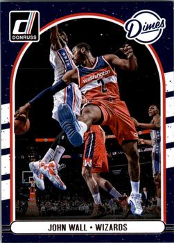 2016-17 Donruss - Dimes #2 John Wall Front