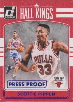 2016-17 Donruss - Hall Kings Press Proof Blue #13 Scottie Pippen Front