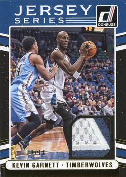 2016-17 Donruss - Jersey Series Prime #36 Kevin Garnett Front