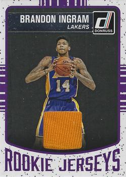 2016-17 Donruss - Rookie Jerseys #1 Brandon Ingram Front