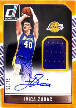 2016-17 Donruss - Rookie Materials Signatures #25 Ivica Zubac Front