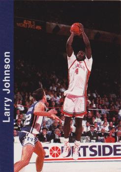 1991 Courtside #NNO Larry Johnson Front