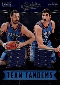 2016-17 Panini Absolute - Team Tandems #5 Enes Kanter / Steven Adams Front