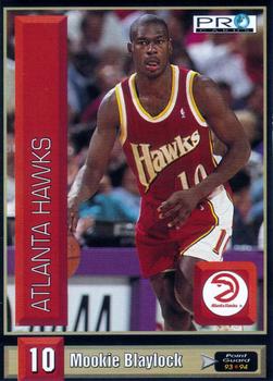 1993-94 Pro Cards French Sports Action Basket #5516 Mookie Blaylock Front