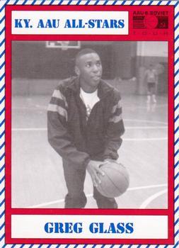1990 Kentucky AAU Soviets - Perforated #7 Greg Glass Front