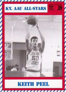 1990 Kentucky AAU Soviets - Perforated #13 Keith Peel Front