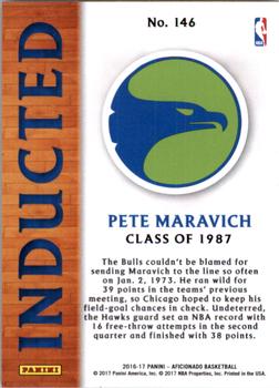 2016-17 Panini Aficionado #146 Pete Maravich Back