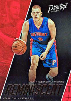 2016-17 Panini Prestige - Reminiscent #15 Henry Ellenson / Kevin Love Front