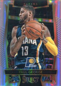 2016-17 Panini Select - Silver Prizms #17 Paul George Front