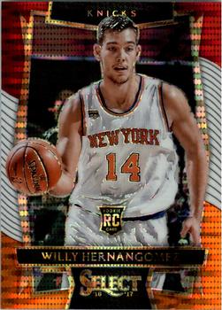 2016-17 Panini Select - Tri-Color Prizms #19 Willy Hernangomez Front