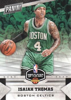 2016-17 Panini Player of the Day #11 Isaiah Thomas Front
