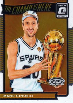 2016-17 Donruss Optic - The Champ is Here #12 Manu Ginobili Front