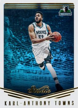 2016-17 Panini Studio #30 Karl-Anthony Towns Front