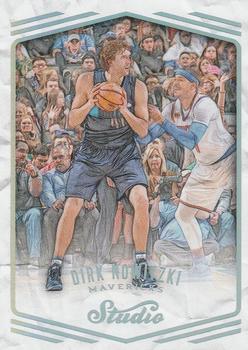 2016-17 Panini Studio #209 Dirk Nowitzki Front